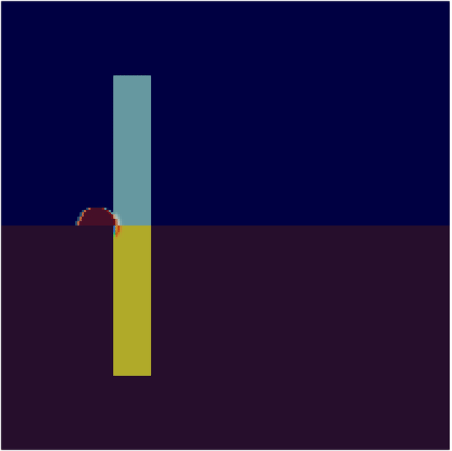 impactTitaniumCylinderPorousAluminumPlate